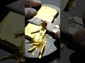 Scraping a gold bar #oddlysatisfying #ai #galaxyai #asmr #relaxing