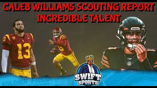 NFL Draft Special Caleb Williams Scouting Report FULL Breakdown Film Review Chicago Bears Draft Targ