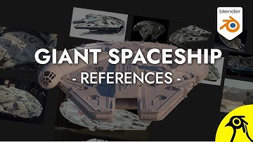 📙 How to model a GIANT Spaceship in Blender! | References