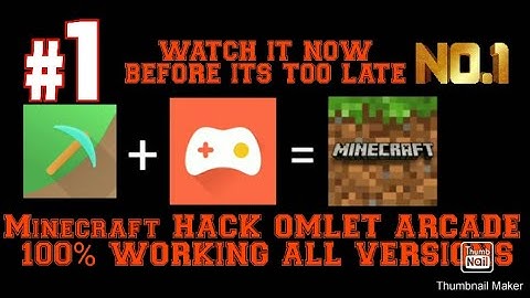 How to hack minecraft in omlet arcade 101% working