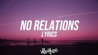 YBN Nahmir - No Relations (Lyrics / Lyric Video)  | Lyric / Letra