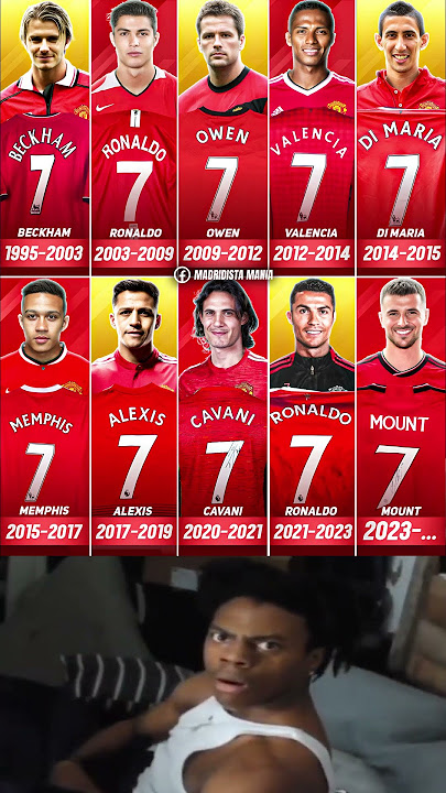 ๐ด Man Unitedโs number 7 shirt has been worn by legends like Ronaldo, Beckham, Di Marรญa, Sรกnchez...