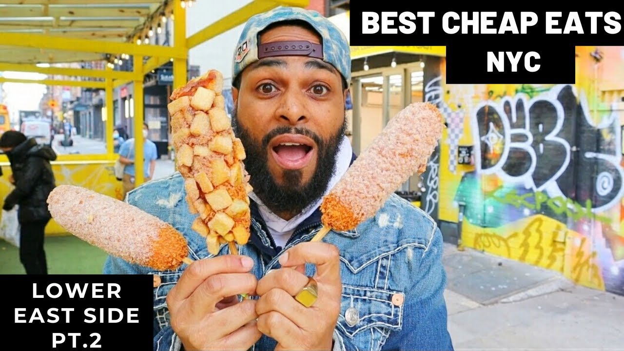 New York's BEST Cheap Eats?! Lower East Side, Manhattan Pt 2 NYC Food