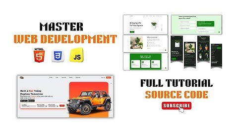 Master Frontend Web Development with 2 Real World Projects Using HTML CSS & JS Beginners to Advanced
