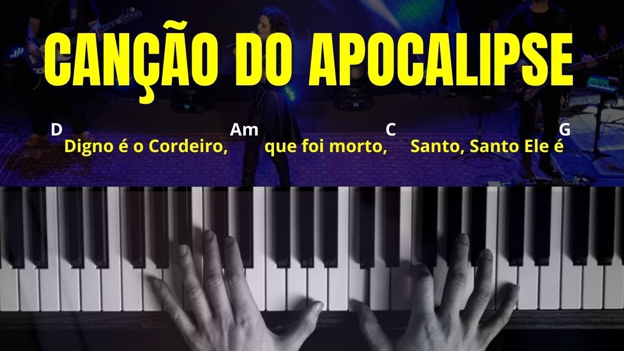 Canção do Apocalipse - Diante do Trono | Aula de Teclado