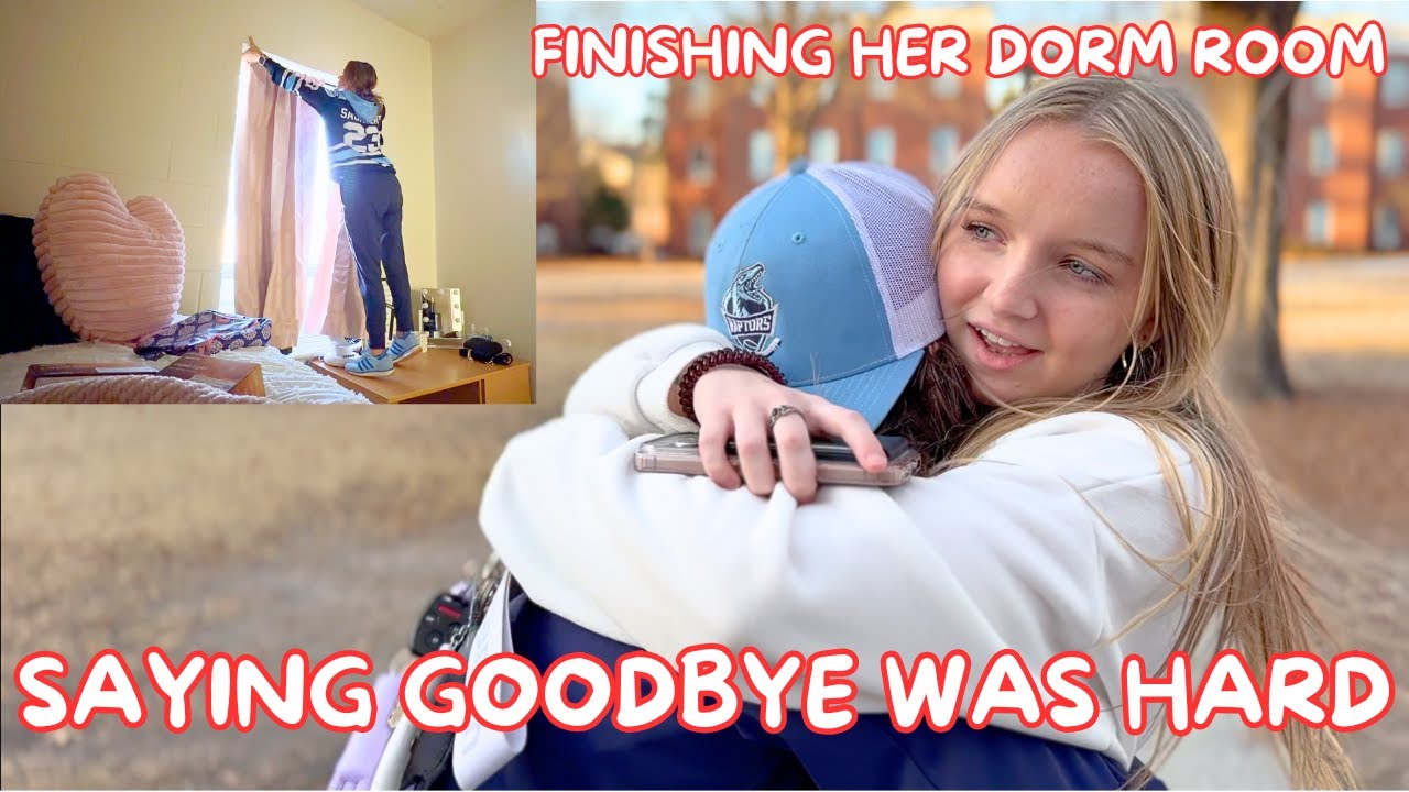 COLLEGE MOVE-IN PART 2 | SAYING GOODBYE WAS HARD | Family 5 Vlogs