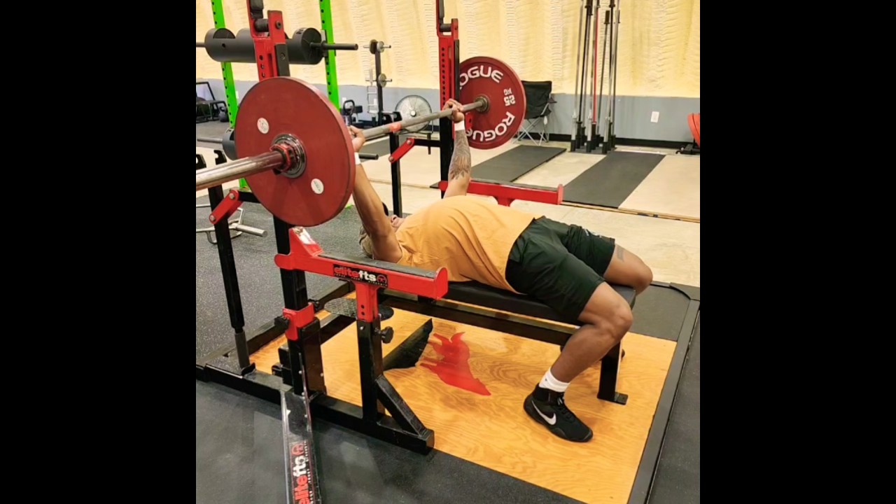 3/3/3+ on Bench Press at the end of Week 5