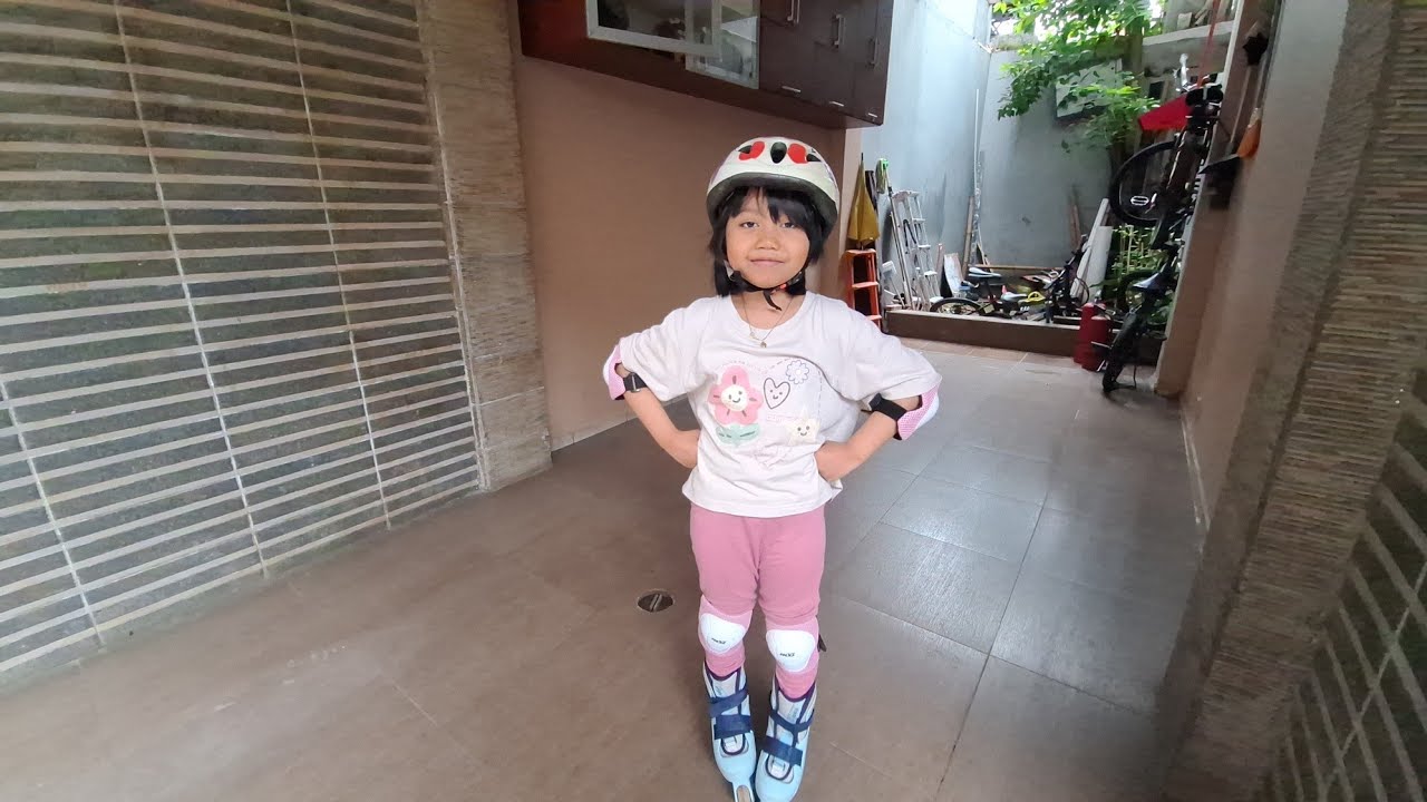 Ngabuburit latihan roller blade
