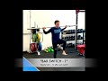 Lumbopelvic control bar walk and switch series