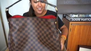 Unboxing Louis Vuitton Reggia Damier ebene 