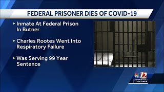North Carolina federal inmate dies from coronavirus