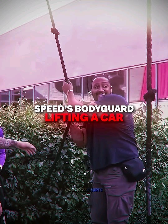 Speed's bodyguard is insane 🗿🗿 #ishowspeed #edit