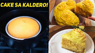 Cake Sa Kaldero | Orange Cake Without Oven | NO OVEN CAKE