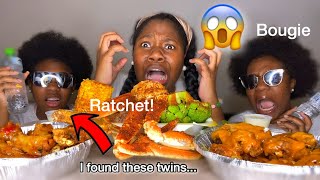 Seafood boil W/ the Ratchet Twins **bad idea**