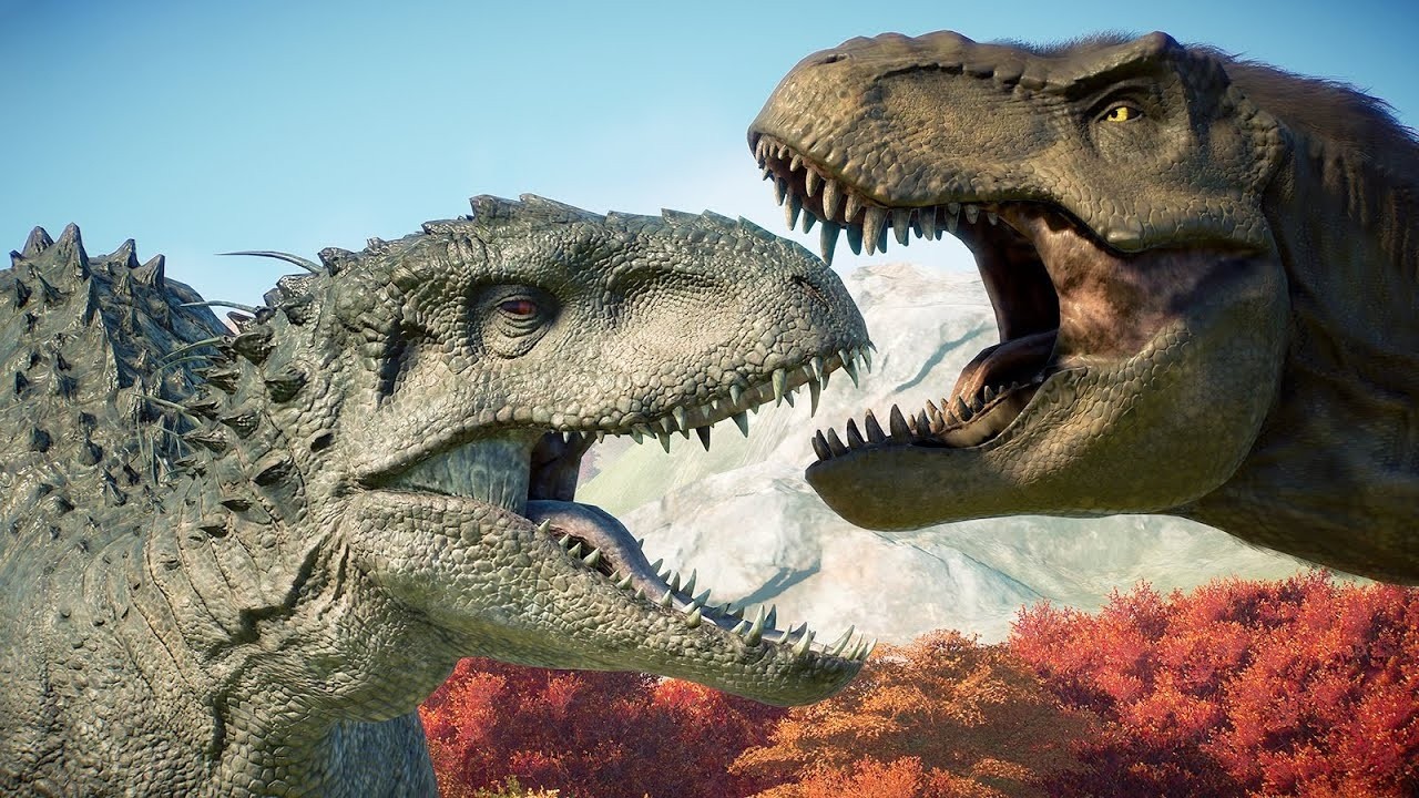 SPINOSAURUS vs GIANT DINOSAUR! 🦖💥 The Most Brutal Fight in Jurassic World Evolution 3