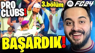 TAKIMIMIZA ÖZEL FORMA VE ARMA TASARLADIK! İLK GALİBİYETİMİZİ SONUNDA ALDIK! PRO Clubs #3