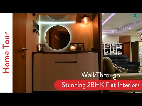 2BHK Flat Interiors at Assetz Marq  | #C2DHomeTour | Interior Designers in Bangalore - video from Concept2Designs