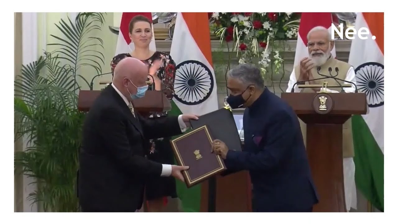 PM Modi receives Danish PM Mette Frederiksen at Rashtrapati Bhavan ...