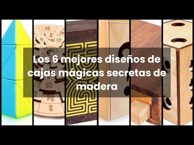 1pc Caja Secreta Iq Mind Puzzles Madera Caja Mágica Madera - Temu Chile