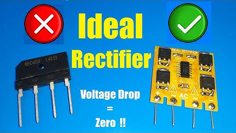 Actieve ideale volbruggelijkrichter met IC TEA2208T