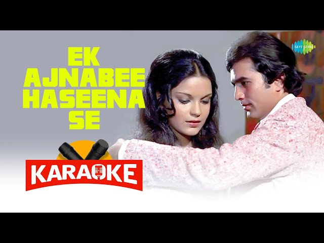 Ek Ajnabee Haseena Se - Karaoke With Lyrics | Kishore Kumar | Old Hindi Song Karaoke class=