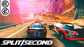 Split Second "Remastered" - Canyon Race (4K 60 FPS / No Copyright / No HUD)