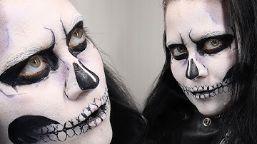 💀 Easy Halloween Skeleton Makeup Tutorial 💀