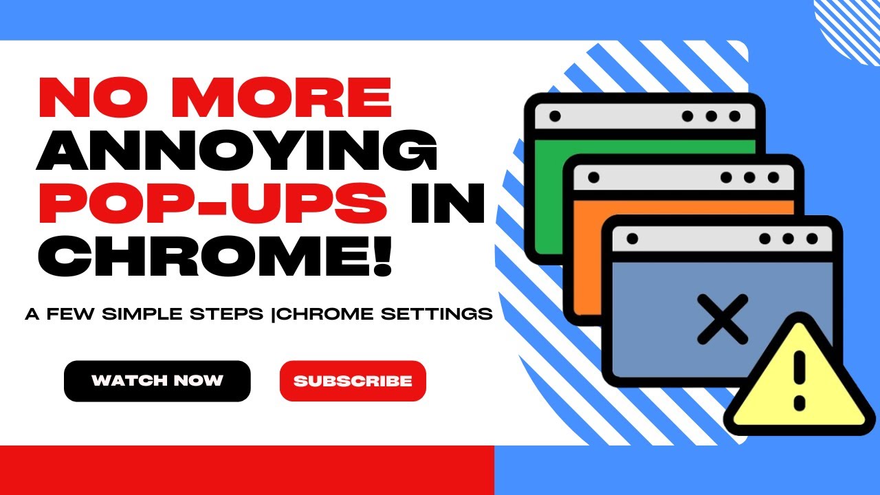 Stop Annoying Pop-Ups on Chrome in Just a Few Steps || Virtual Comrade ...