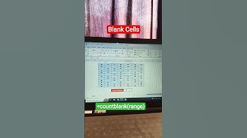 count blank Cells | Excel magic trick #shorts #excel