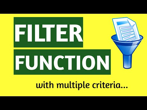 Filter Function in excel dynamic arrays multiple criteria | Filter Function Examples | learn xtra