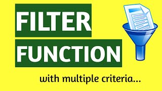 Filter Function in excel dynamic arrays multiple criteria | Filter Function Examples | learn xtra Unique Function In Excel Excel Dynamic Array Function Excel Tutorial Ivyproschool