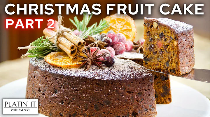 Super MOIST Christmas Fruit Cake Recipe | Holiday ...
