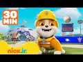 Rubble | Os melhores resgates e construções de Rubble &amp; Crew! com PAW Patrol | 30 minutos | Nick Jr.