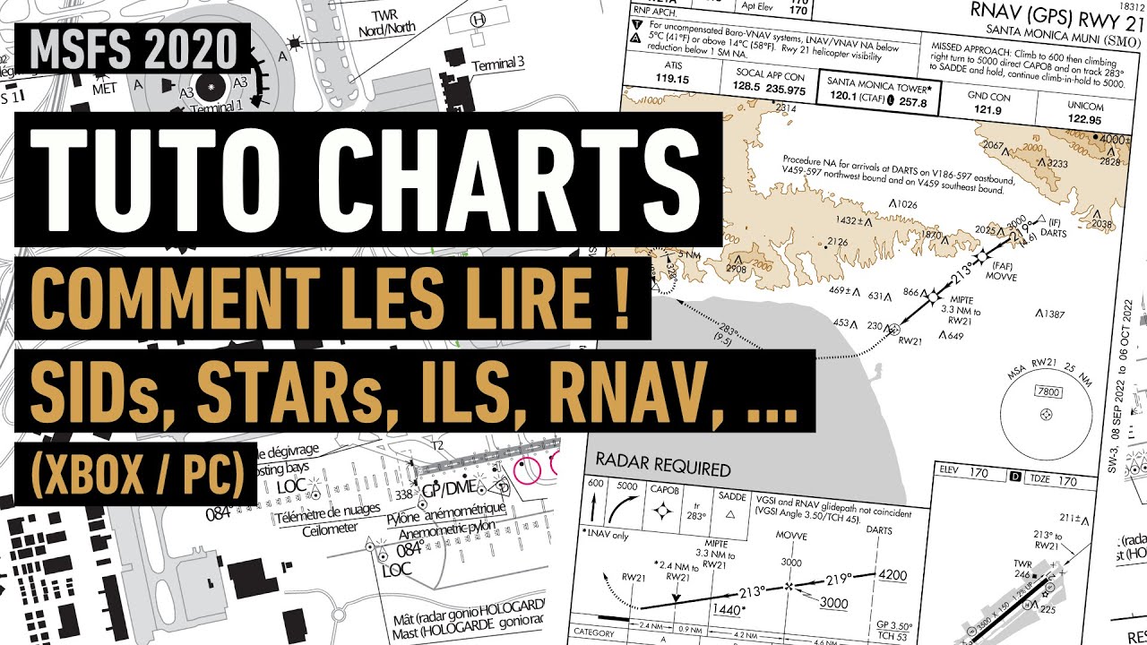 TUTO Charts Ultra Complet SIDs STARs Approach ILS RNAV LPV LOC tuto-charts-ultra-complet-sids-stars-approach-ils-rnav-lpv-loc
