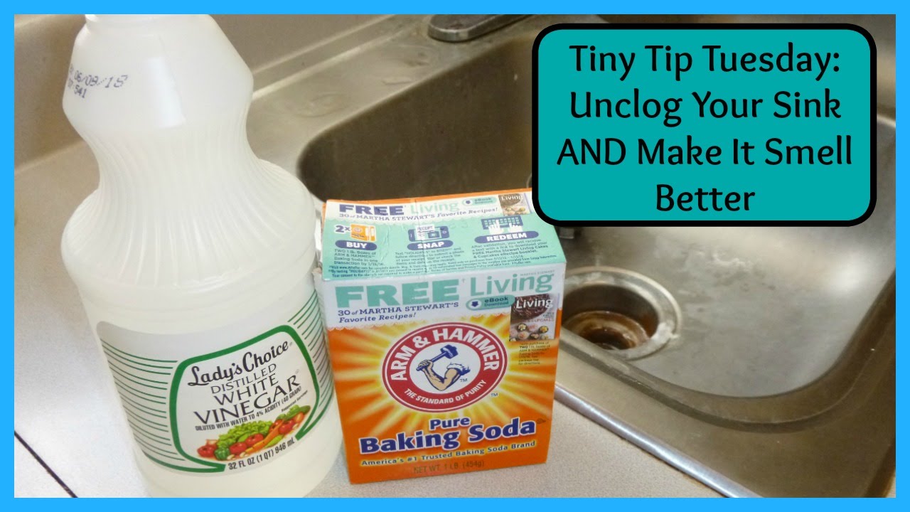Tiny Tip Tuesday Unclog Your Sink AND Make It Smell