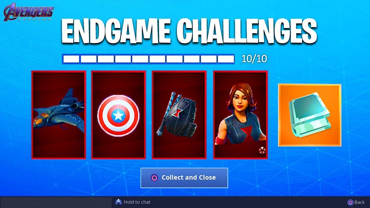 new all avengers end game challenge rewards unlocked fortnite free rewards - avengers challenges in fortnite