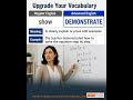 Create 4 Regular And Advanced Vocabulary Scene: English lesson short video