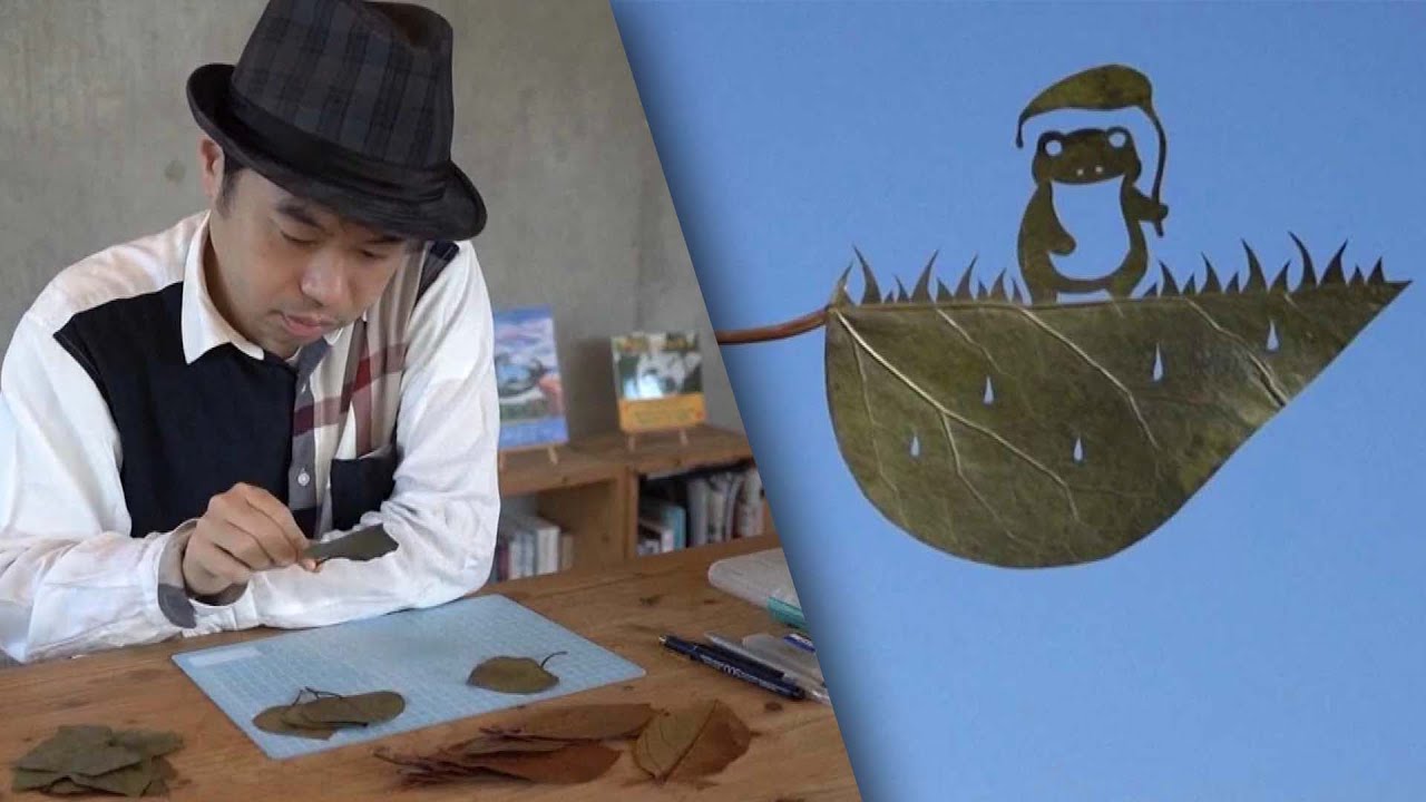 Japanese Leaf Carving Artist