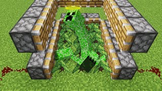 what if you feed flowers to creeper minecraft experiment