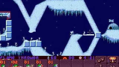 DOS Lemmings 2: The Tribes Polar 1 Lem Me Out!