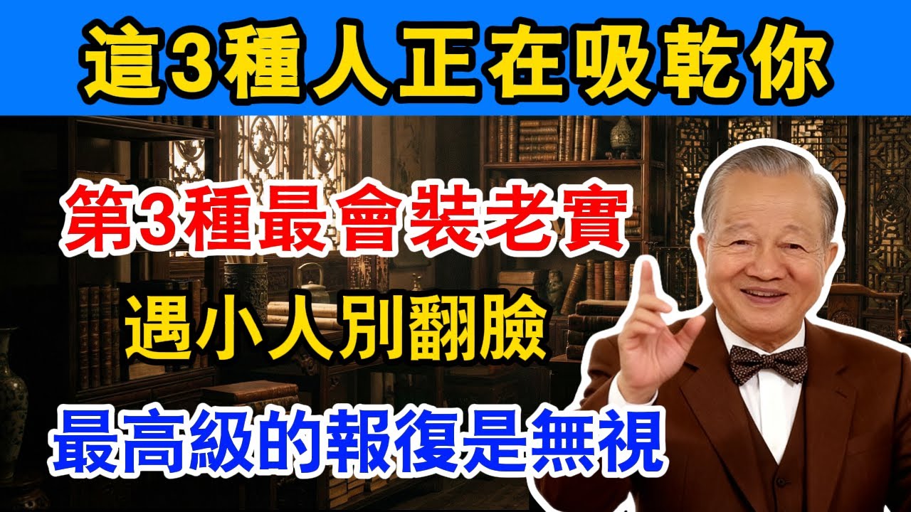曾仕強：第一眼看他不順眼？千萬別忍！那是你的「守護神」在救命！硬要來往，最後下場只有這2個字…… 
