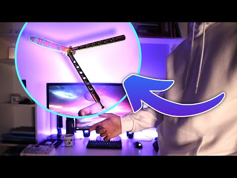 I Tried Learning Butterfly Knife Tricks (with 0 experience)