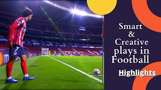 Smart and Creative plays in Football || sports
