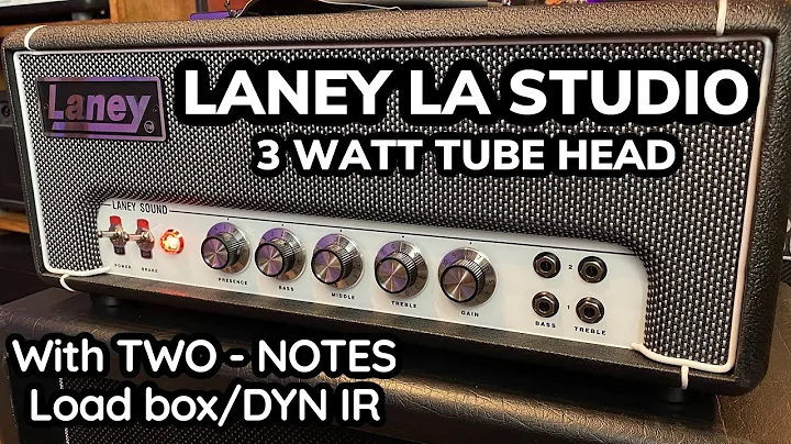 LANEY LA STUDIO 3 watt TUBE HEAD/TWO NOTES LOADBOX with DYN IR