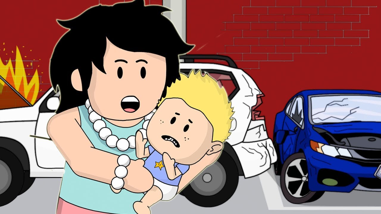 The Car Accident Baby Alan Cartoon Season 1 Episode 24 Youtube - babies run from crazy lady in roblox adventures of baby alan