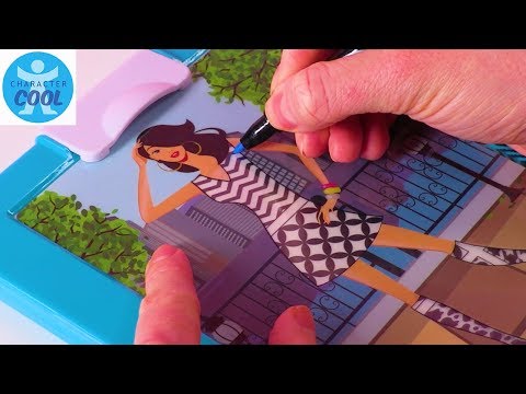 Character Cool | Shimmer and Sparkle 2-in-1 Light Up Fashion Studio | Toy Unboxing | Toys for Kids