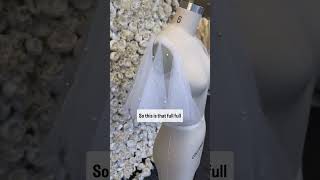 “Can you make my flutter sleeve less voluminous?” #bride #sewing #alterations