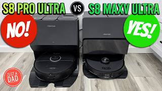 Roborock S8 Pro Ultra vs Roborock S8 MaxV Ultra Robot Vacuum & Mop COMPARISON Which one is BEST?