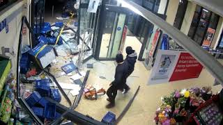 Dramatic CCTV shows ram raid on Aldi in Chatteris