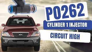 Test & Fix P0262 Cylinder 1 Injector Circuit High | KIA Sorento BL (2003-09) | G 3.3/3.8 (V6) Engine
